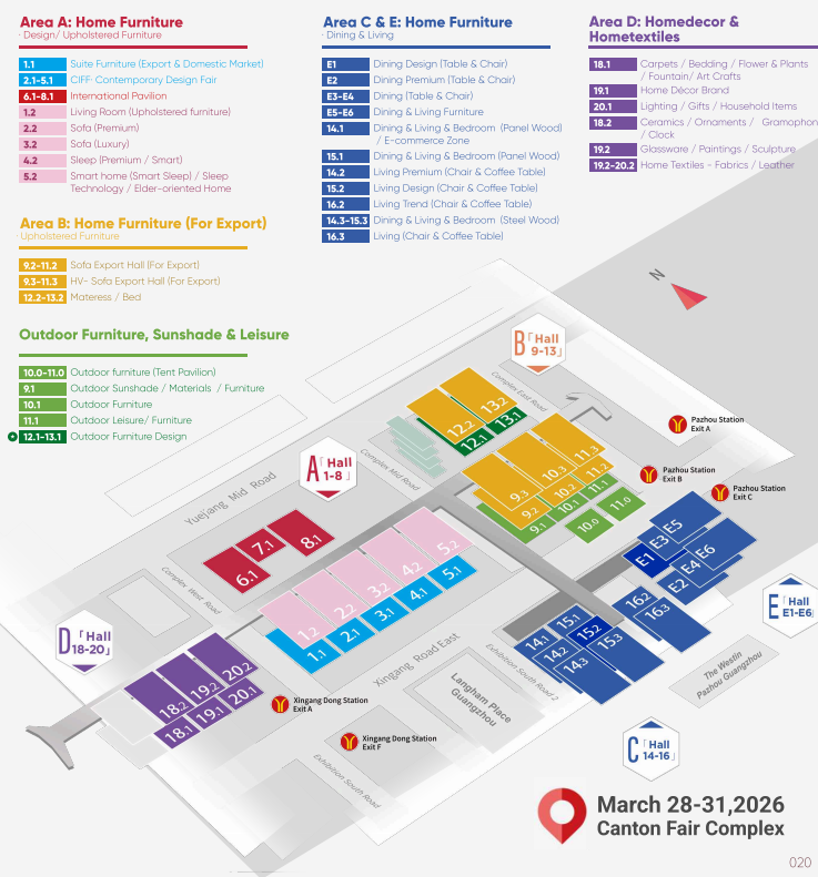 Mark Target Brands & Exhibition Zones, and Plan Your Itinerary  